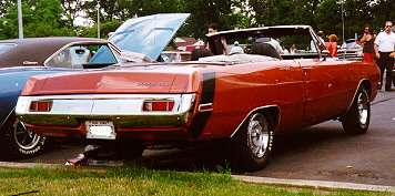1971 Dodge Dart convertible, right rear view