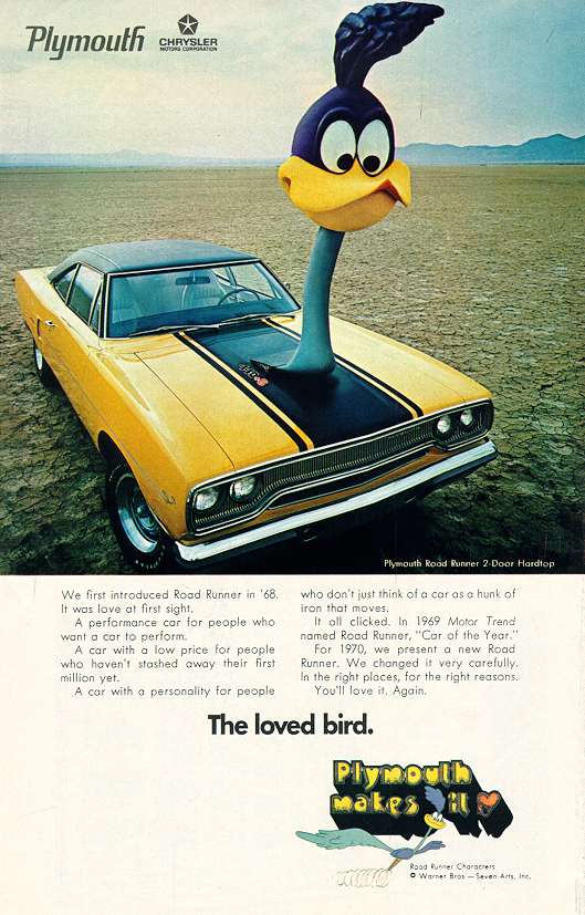 1970 Plymouth Road Runner ad 1.jpg (73402 bytes)