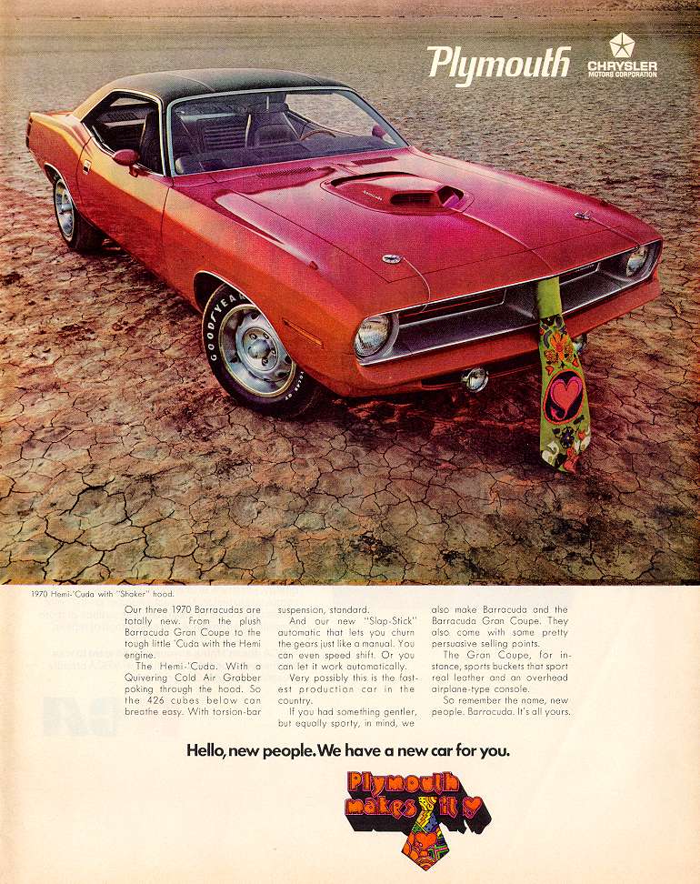 1970 Plymouth 'cuda ad 1.jpg (157638 bytes)