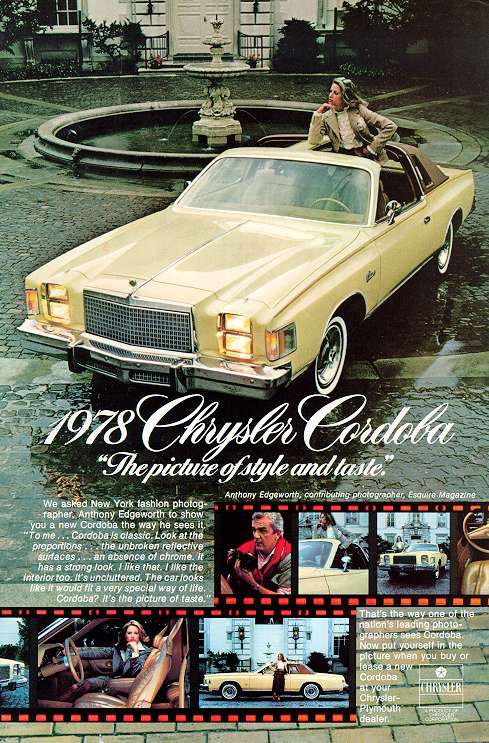 1978 Chrysler Cordoba ad.jpg (94870 bytes)