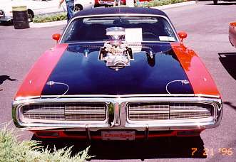 Modified 1972 Dodge Charger, front view